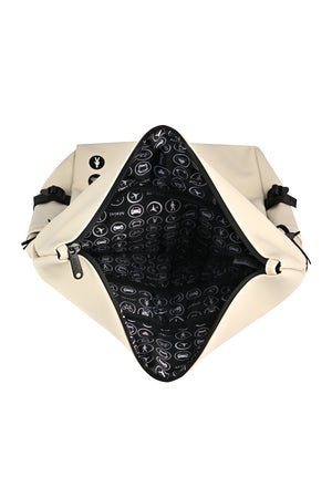 Aerial Urban Beige Roll-Top Backpack