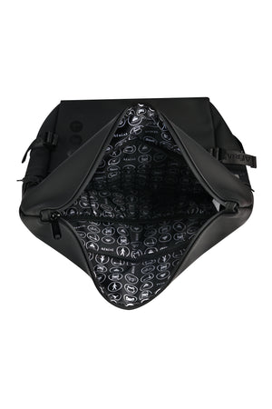 Aerial Urban Black Roll-Top Backpack