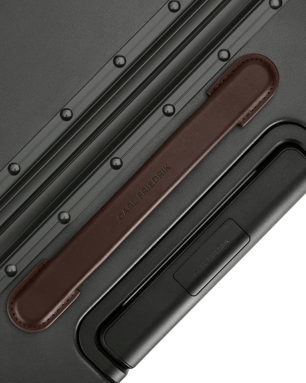 Carl Friedrik The Carry On Grey/Chocolate Suitcase