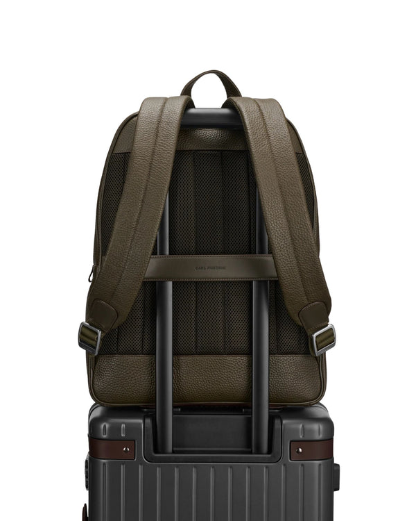 Carl Friedrik Ayrton Dark Olive Backpack