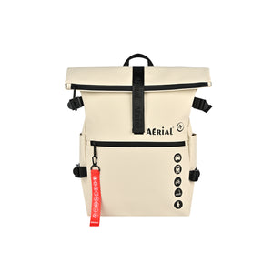 Aerial Urban Beige Roll-Top Backpack