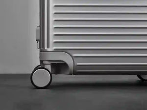 Rock Axel Silver Small Suitcase