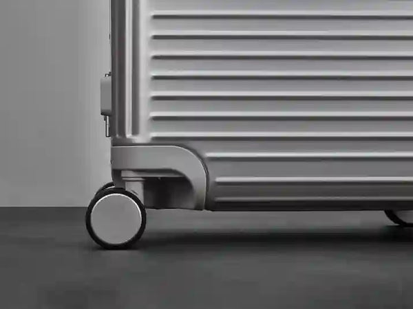 Rock Axel Silver Small Suitcase