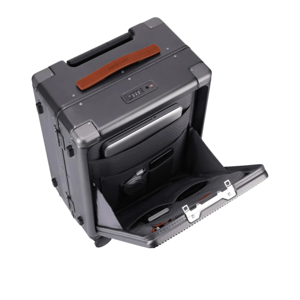 Jekyll & Hide Colt Aluminium Cabin Suitcase w/Front Pocket
