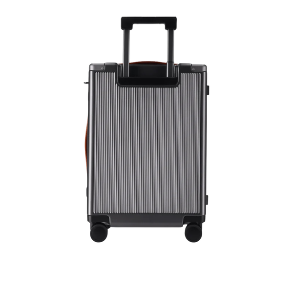 Jekyll & Hide Black Aluminium Cabin Suitcase w/Front Pocket