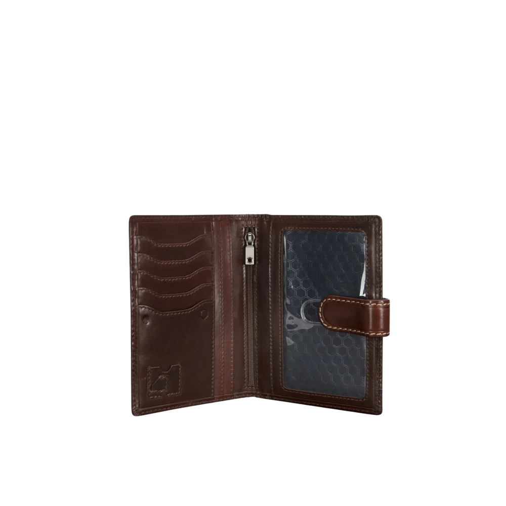 Jekyll & Hide Brown Leather Passport Wallet