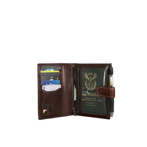 Jekyll & Hide Brown Leather Passport Wallet