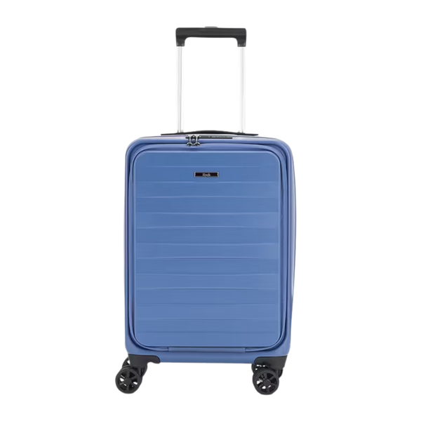 Rock Eden Indigo Small Suitcase w/ Front Pocket