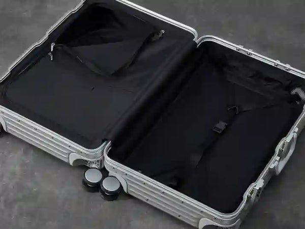 Rock Axel Silver Small Suitcase