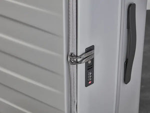 Rock Eden Grey Small Suitcase w/ Front Pocket