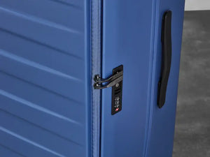 Rock Eden Indigo Small Suitcase w/ Front Pocket