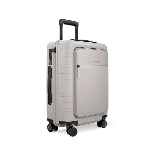 Horizn Studios M5 Essential Sand Grey Cabin Suitcase w/Front Pocket