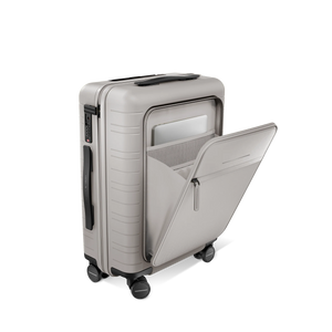 Horizn Studios M5 Essential Sand Grey Cabin Suitcase w/Front Pocket