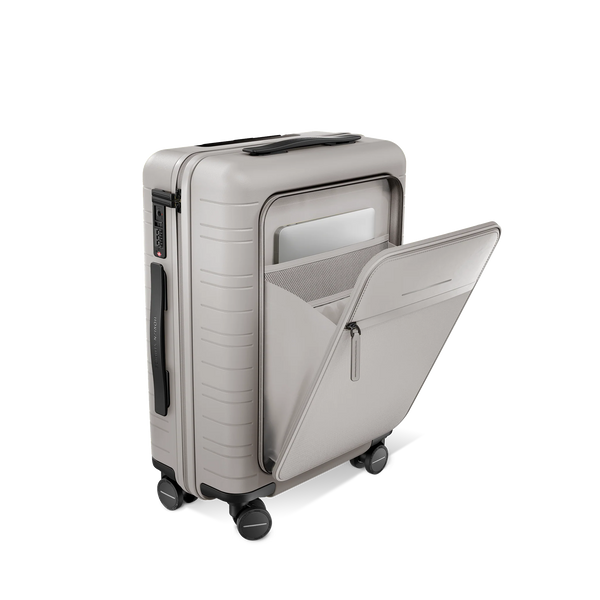 Horizn Studios M5 Essential Sand Grey Cabin Suitcase w/Front Pocket