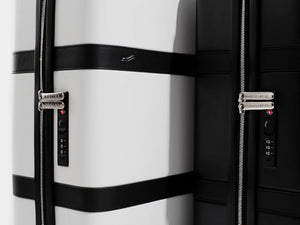 Vocier Vantage P55 White Carry-On Suitcase