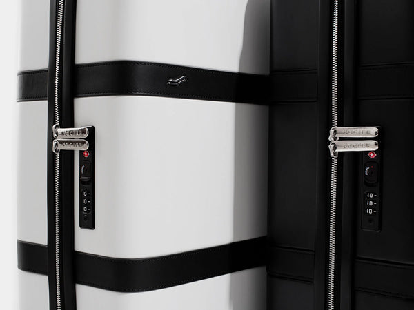 Vocier Vantage P55 White Carry-On Suitcase
