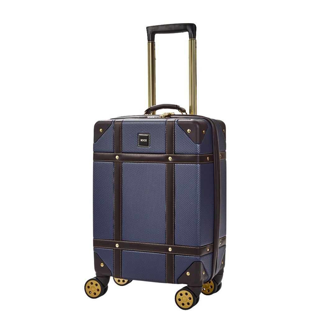 Rock Vintage Navy Cabin Suitcase