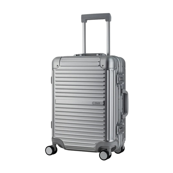 Rock Axel Silver Small Suitcase