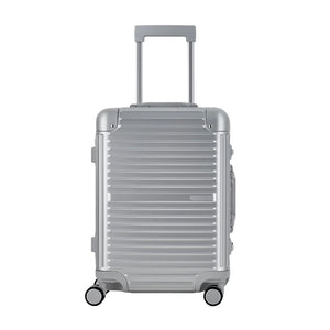 Rock Axel Silver Small Suitcase