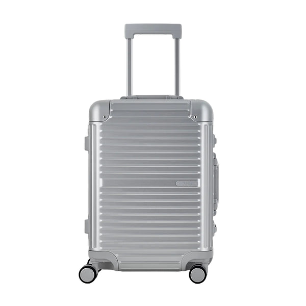 Rock Axel Silver Small Suitcase