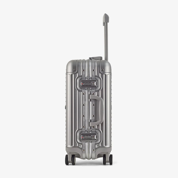 Rock Axel Silver Small Suitcase