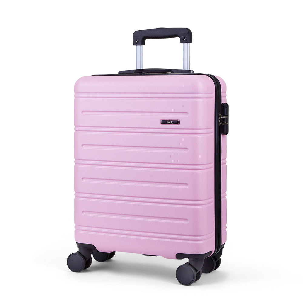 Rock Lisbon Powder Pink Cabin Suitcase