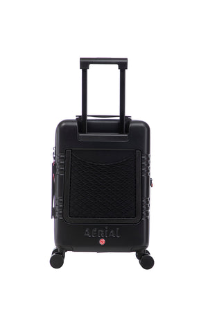 Aerial Cabin Size Black Suitcase w/ Easy Pocket