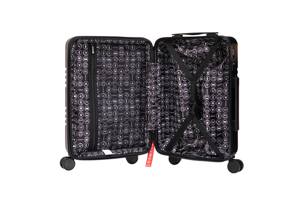 Aerial Cabin Size Black Suitcase w/ Easy Pocket