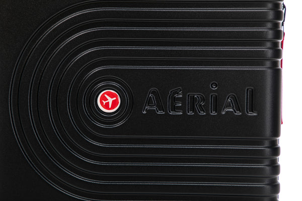 Aerial Cabin Size Black Suitcase w/ Easy Pocket