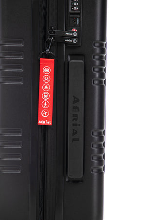 Aerial Cabin Size Black Suitcase w/ Easy Pocket