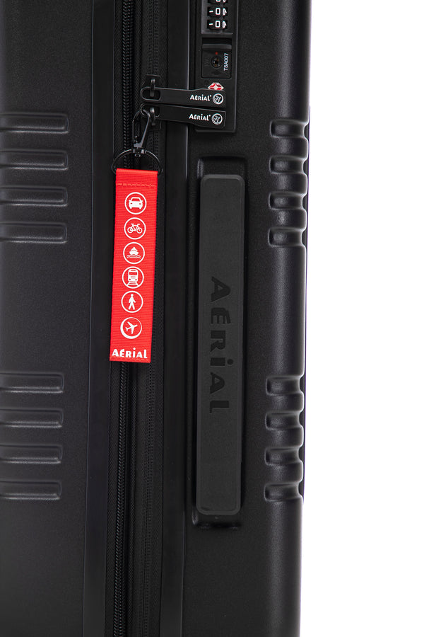 Aerial Cabin Size Black Suitcase w/ Easy Pocket