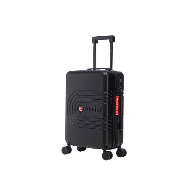 Aerial Cabin Size Black Suitcase w/ Easy Pocket