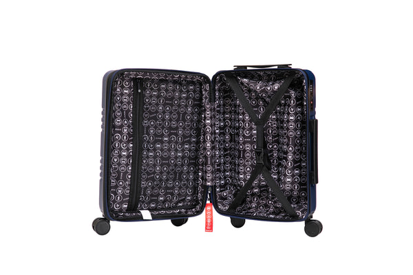 Aerial Cabin Size Dark Blue Suitcase w/ Easy Pocket