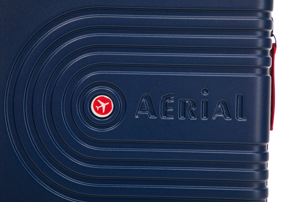 Aerial Cabin Size Dark Blue Suitcase w/ Easy Pocket