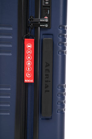 Aerial Cabin Size Dark Blue Suitcase w/ Easy Pocket