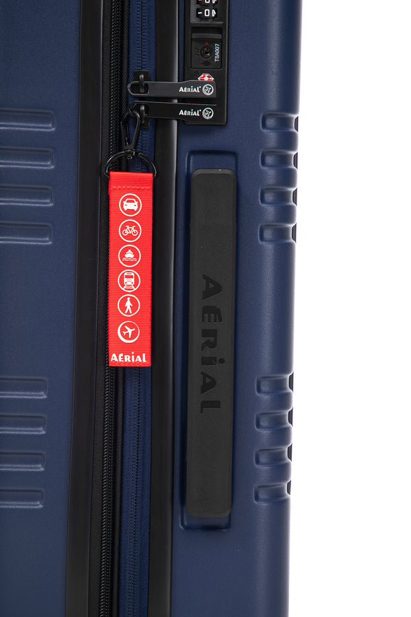 Aerial Cabin Size Dark Blue Suitcase w/ Easy Pocket