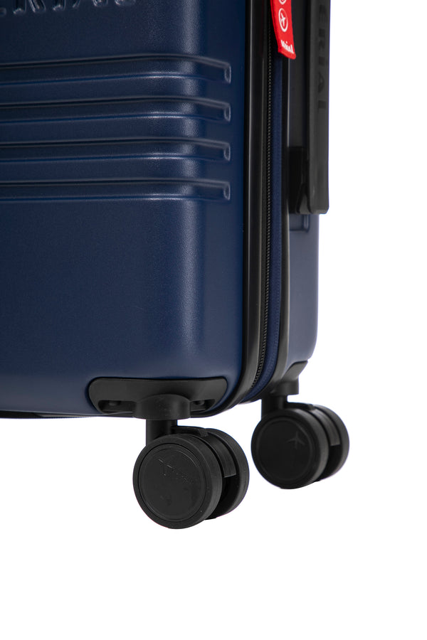Aerial Cabin Size Dark Blue Suitcase w/ Easy Pocket