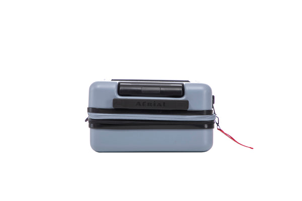 Aerial Cabin Size Light Blue Suitcase w/ Easy Pocket