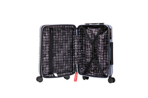 Aerial Cabin Size Light Blue Suitcase w/ Easy Pocket
