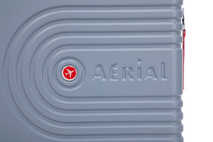 Aerial Cabin Size Light Blue Suitcase w/ Easy Pocket