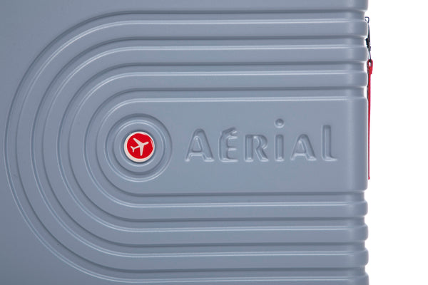 Aerial Cabin Size Light Blue Suitcase w/ Easy Pocket