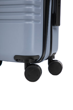 Aerial Cabin Size Light Blue Suitcase w/ Easy Pocket