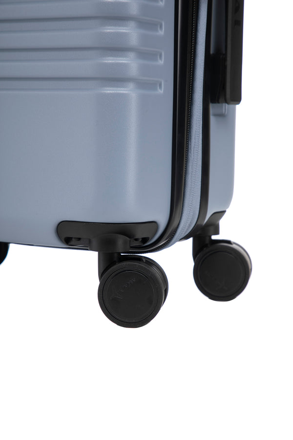 Aerial Cabin Size Light Blue Suitcase w/ Easy Pocket