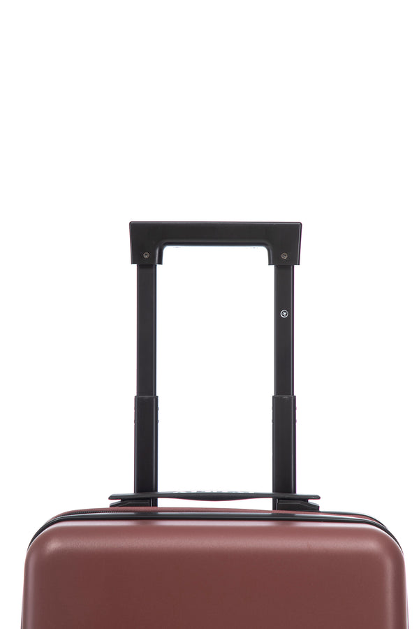 Aerial Cabin Size Burgundy Suitcase w/ Easy Pocket