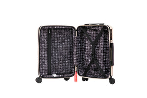 Aerial Cabin Size Beige Suitcase w/ Easy Pocket