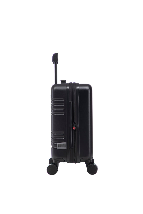 Aerial -ABS Under Seat Suitcase Black with Easy Rapid Pocket