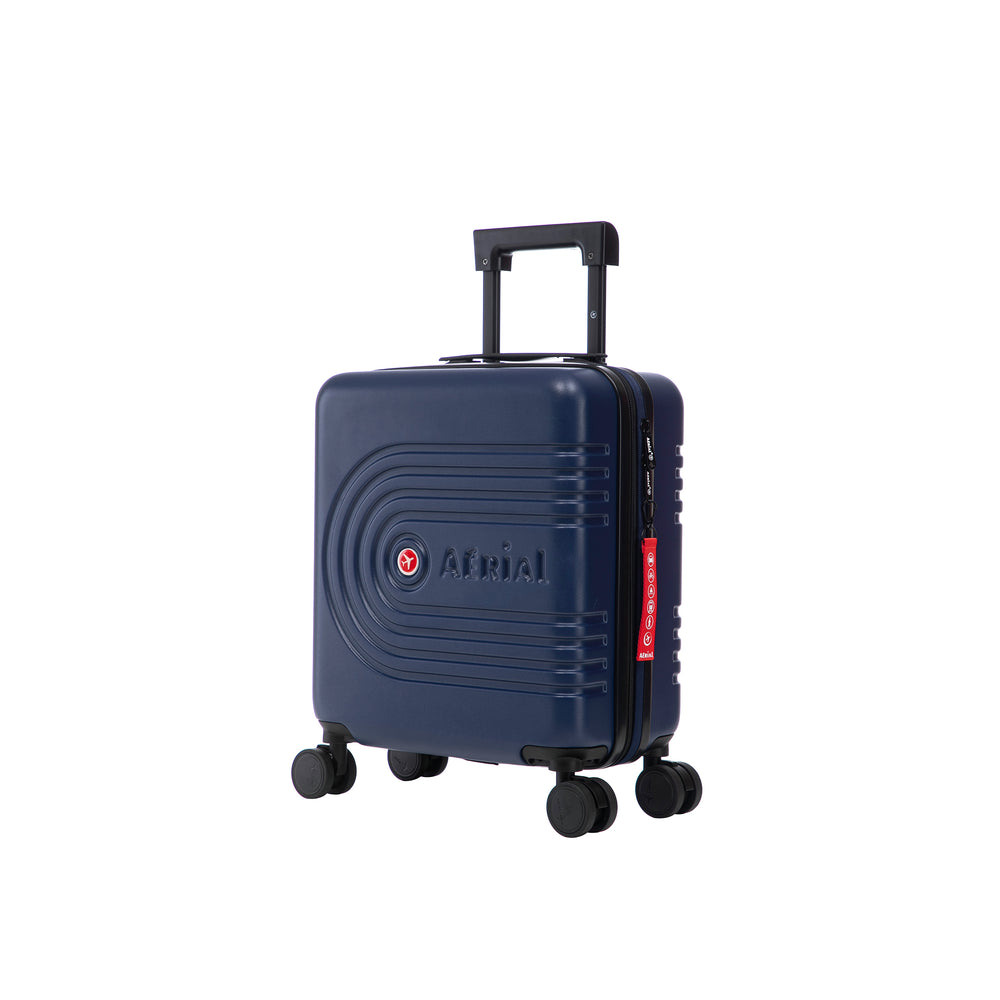 Aerial -ABS Under Seat Suitcase Dark Blue with Easy Rapid Pocket