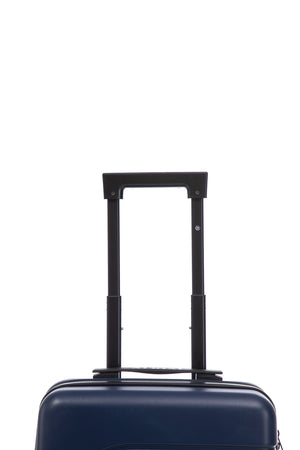 Aerial -ABS Under Seat Suitcase Dark Blue with Easy Rapid Pocket