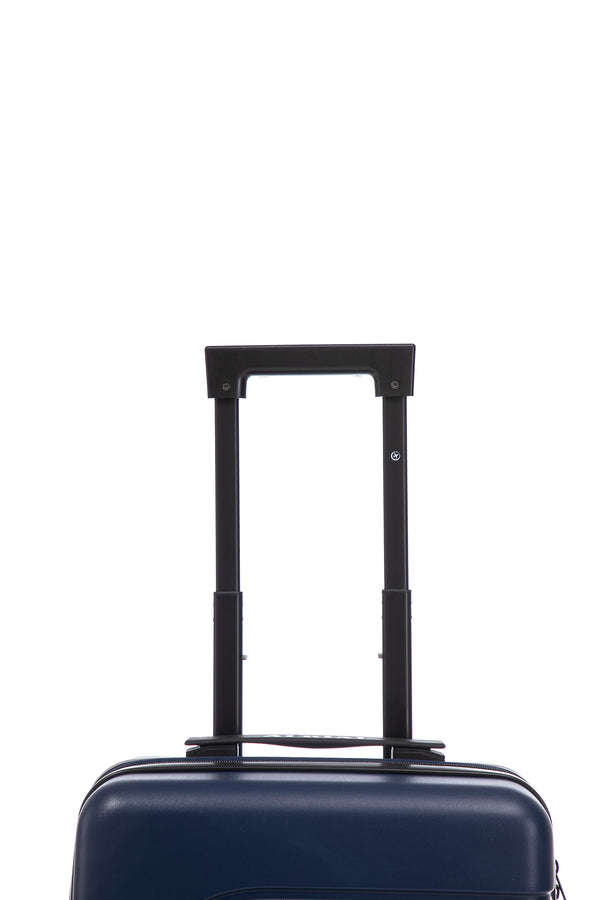 Aerial -ABS Under Seat Suitcase Dark Blue with Easy Rapid Pocket