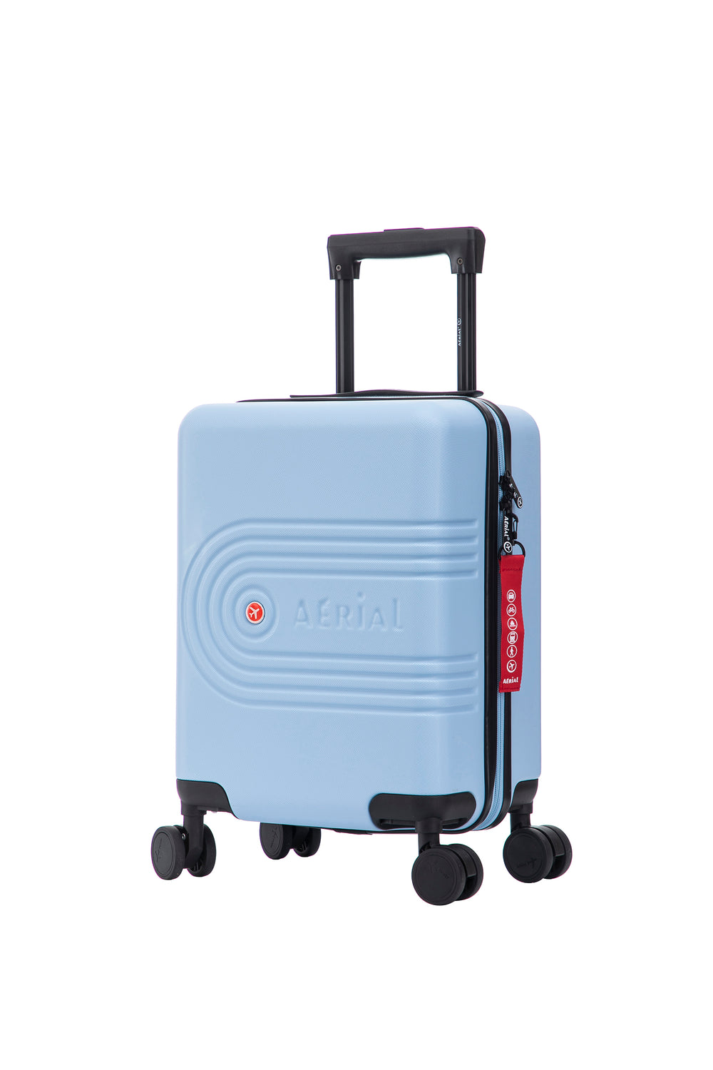 Aerial Flex Light Blue Under-Seat Suitcase